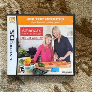 America’s Test Kitchen Let’s Get Cooking Nintendo DS Game